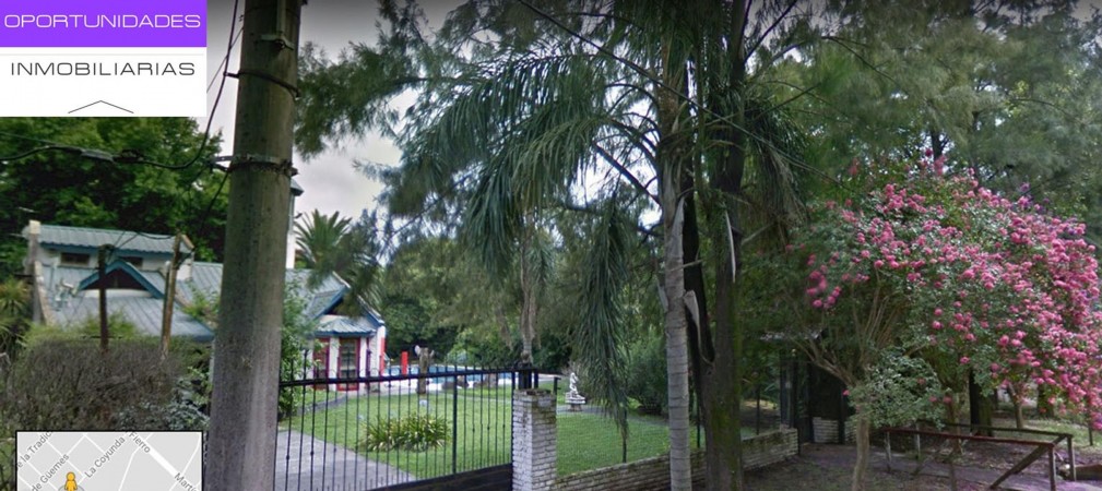 EXC. CASAQUINTA EN P. LELOIR 220M2 CON 1400M2 DE TERRENO,PISCINA DE 14 X 7MTS A 1 CDRA DE M.FIERRO