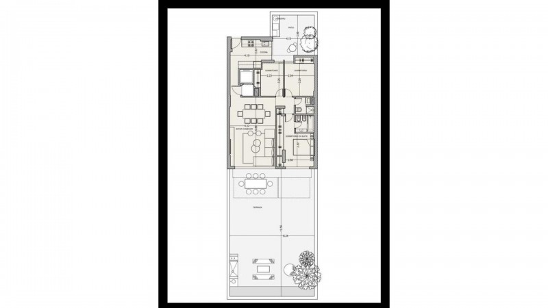 EXCELENTE DEPARTAMENTO 4 AMB CON 2 PATIOS, COCHERA Y BAUL