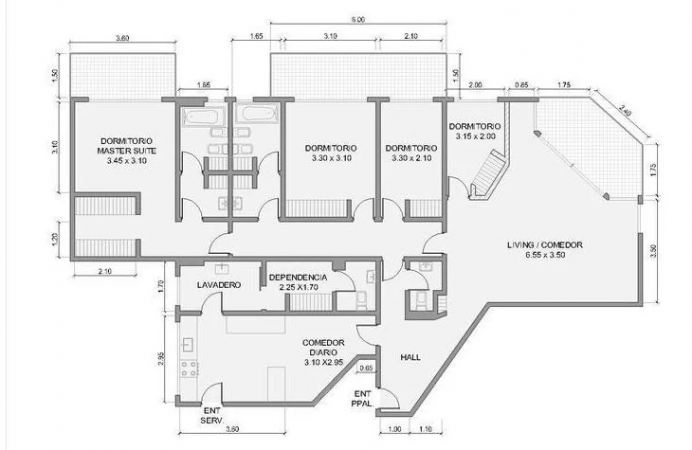 EXCELENTE SEMIPISO 5 AMBIENTES EN BELGRANO CON BALCON Y COCHERA AV. LIBERTADOR AL 5600  Y LA PAMPA