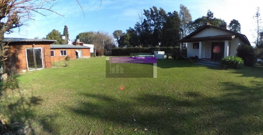 OPORTUNIDAD!!EXC. QUINTA LOTE 1450 M2, 220M2 CONSTR., CASA PPAL, QUINCHO, CASA HUESPEDES, PISCINA, GRAN PARQUE,  PARRILLA, POOL HOUSE, JACUZZI,VESTUARIOS